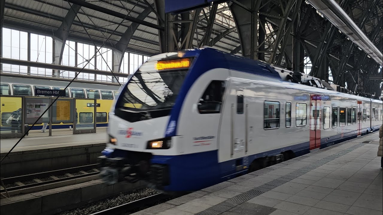 S Bahn Bremen Hauptbahnhof nach Bremerhaven  Sonntag 15. März 2026