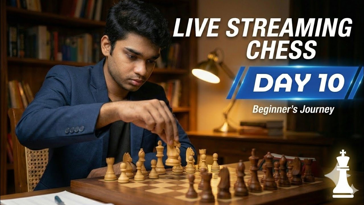 Day 10: Late Night Classical Chess ♟️ Road to 800 ELO  #RoadTo800 #ChessBeginner #ChessLive