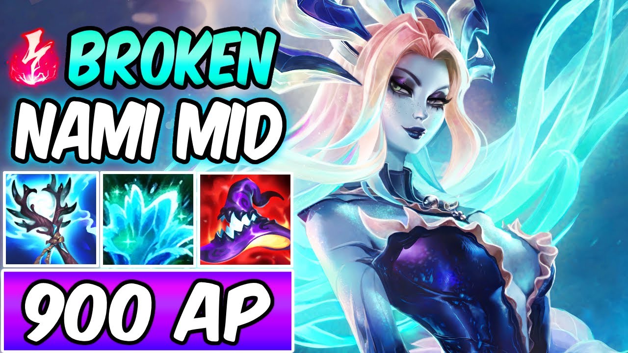 S+ FULL AP NAMI MID DELETES ENEMIES | Sunken Shadows Nami |  New Build & Runes | League of Legends