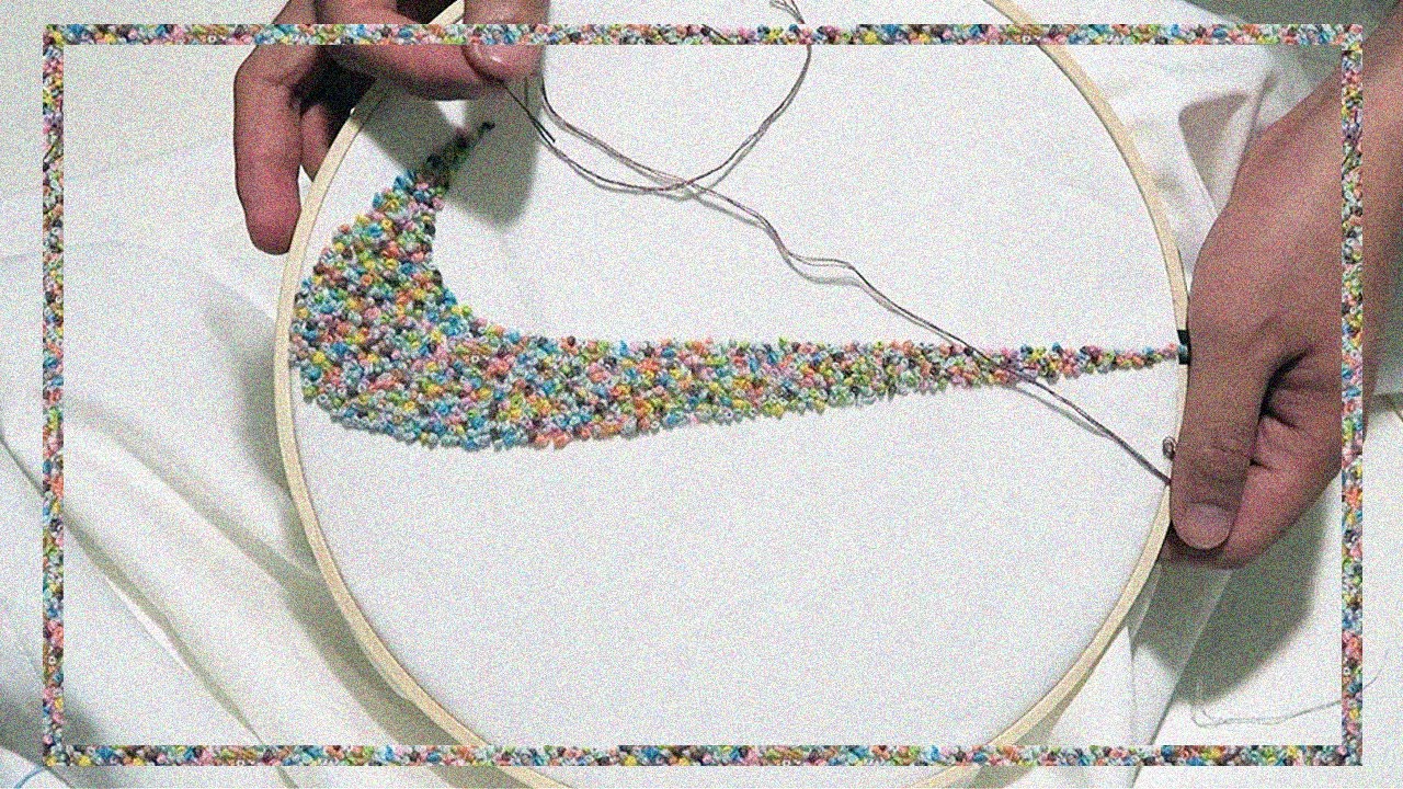 Nike French Knot Hand Embroidery ✔️