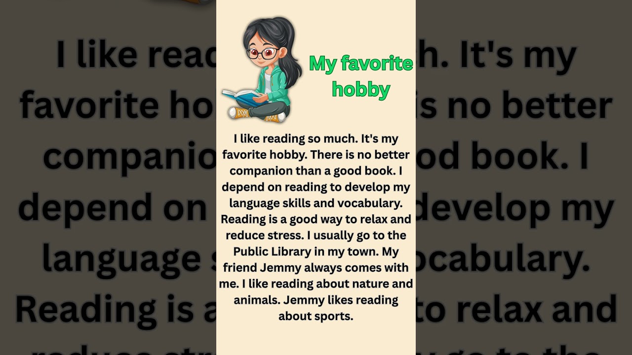 B1 English Listening Practice | My Favorite Hobby| Improve Your English Skills