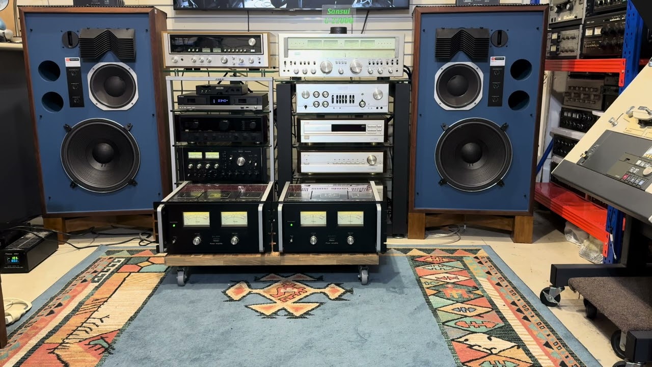 Sansui CA-3000 + BA-5000 Monoblocks Driving JBL 4344 | Stand By Me.