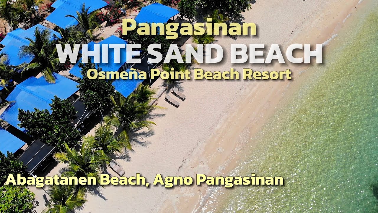 Osmeña Point Beach Resort | Umbrella Rocks | Abagatanen White Sand Beach | Dasol | Agno | Pangasinan