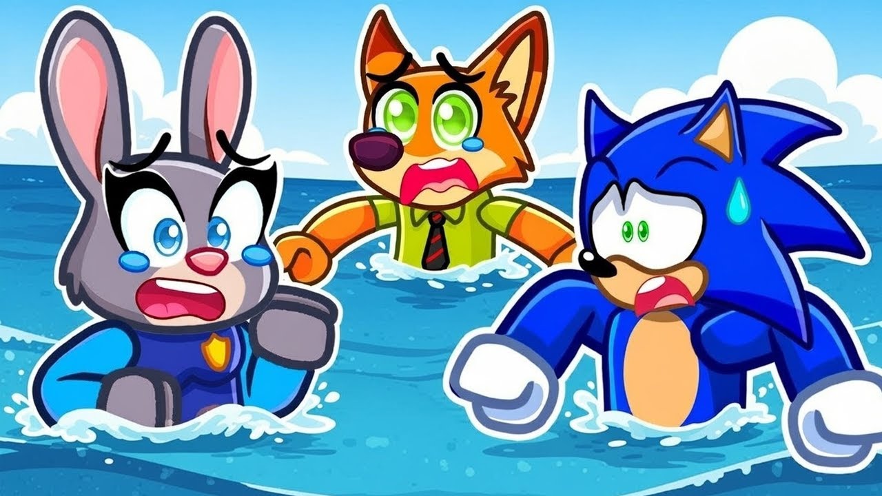 SONIC et SES AMIS COULENT en BATEAU sur Roblox !