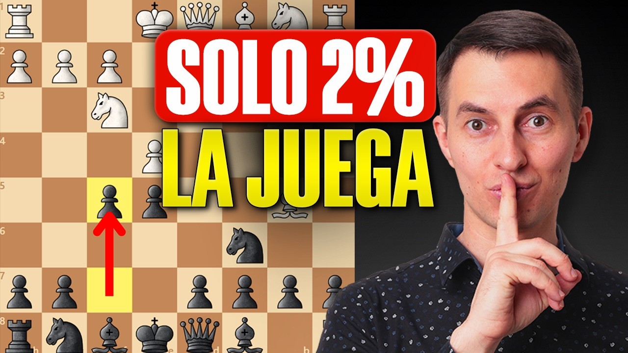 Apertura RARA y agresiva contra la Ruy López para las negras