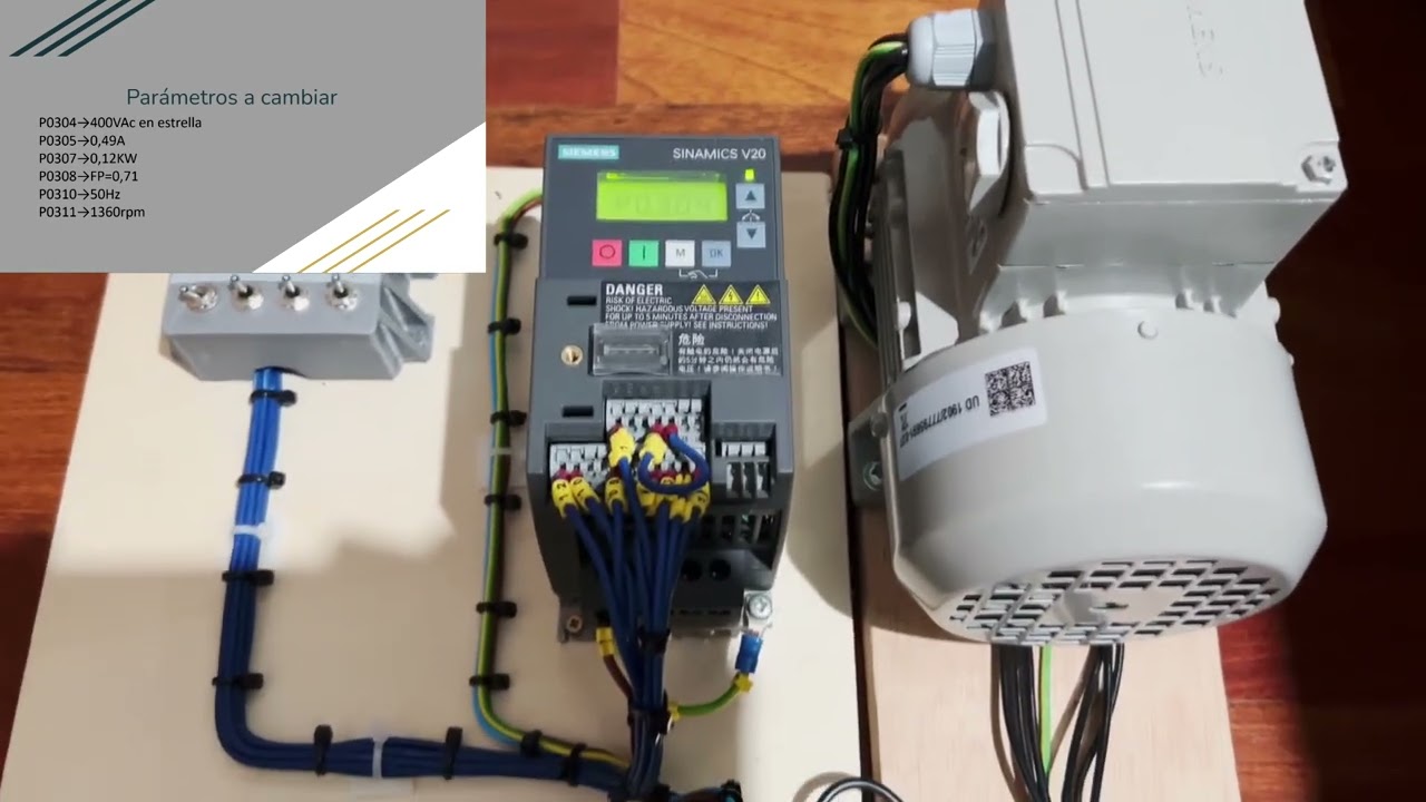 Ekaitz Berganzo 3 HILOS Variador Siemens V20