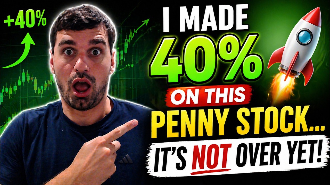 I Made 40% on This Penny Stock&hellip; It&rsquo;s NOT Over Yet 🚀