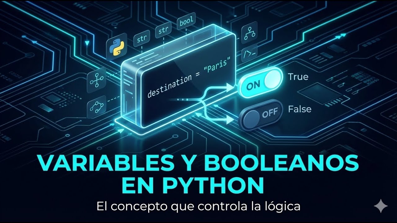 Introducción a las variables y booleanos de Python