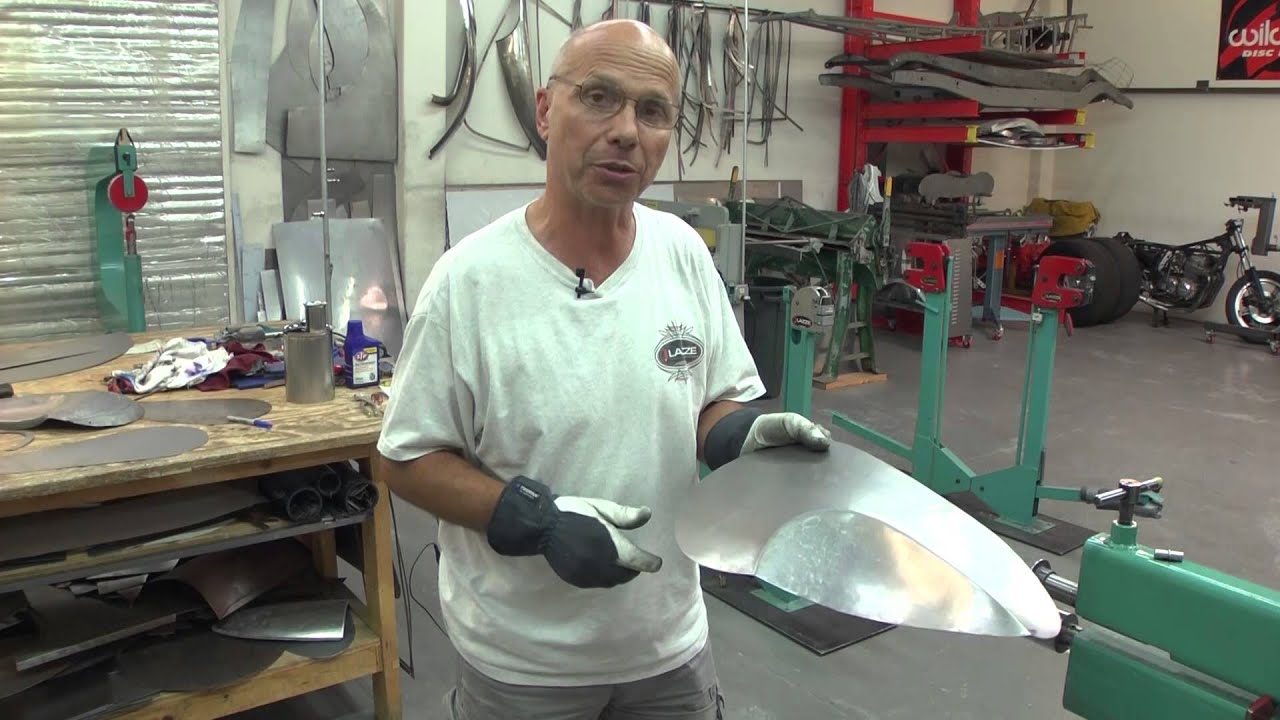Lazze Metal Shaping: Motorcycle Cafe Style Tank Knee Dents or Knee Pockets or Knee Indents