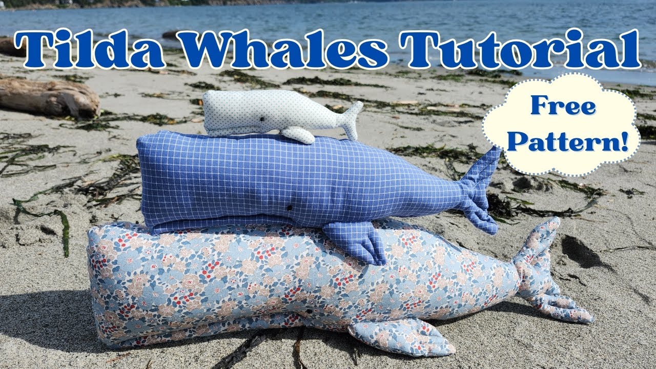 Tilda Whales Tutorial | Free Pattern