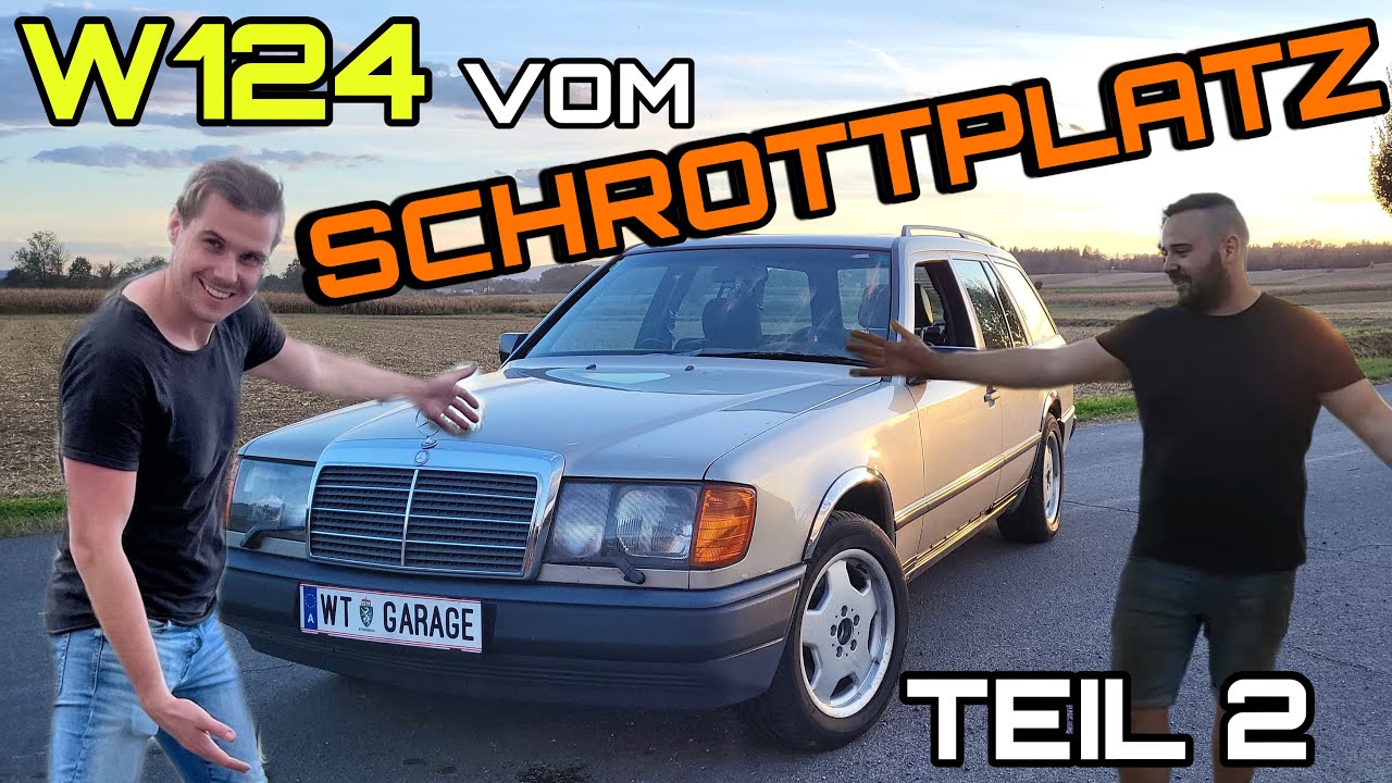 KLASSIKER vom SCHROTTPLATZ gerettet TEIL 2! - Mercedes Benz W124 300D T-Modell | WT-GARAGE
