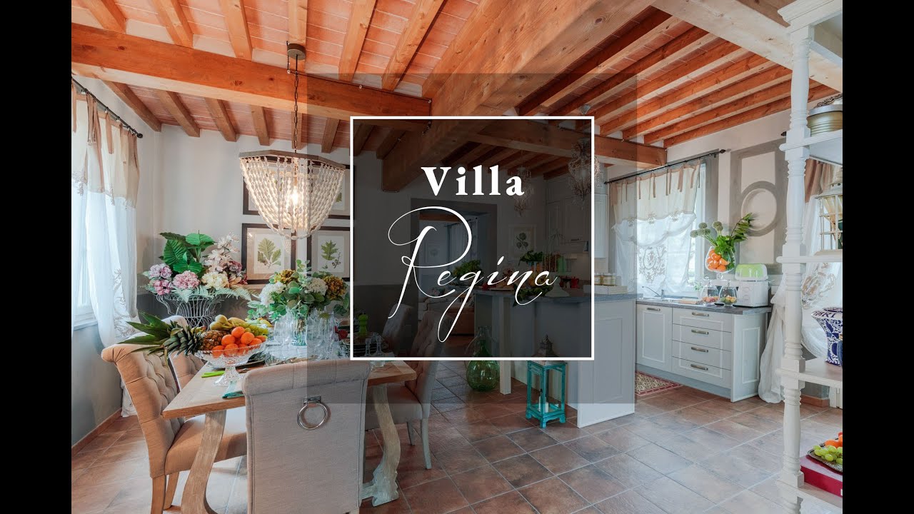 VILLA REGINA, 4 bedrooms and a luxury style among the vineyards by Lucca Town