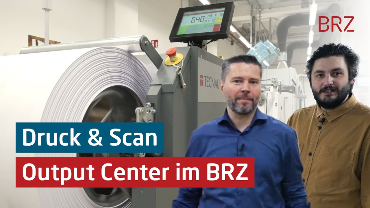 Druck & Scan: Das Output Center im Bundesrechenzentrum (BRZ)