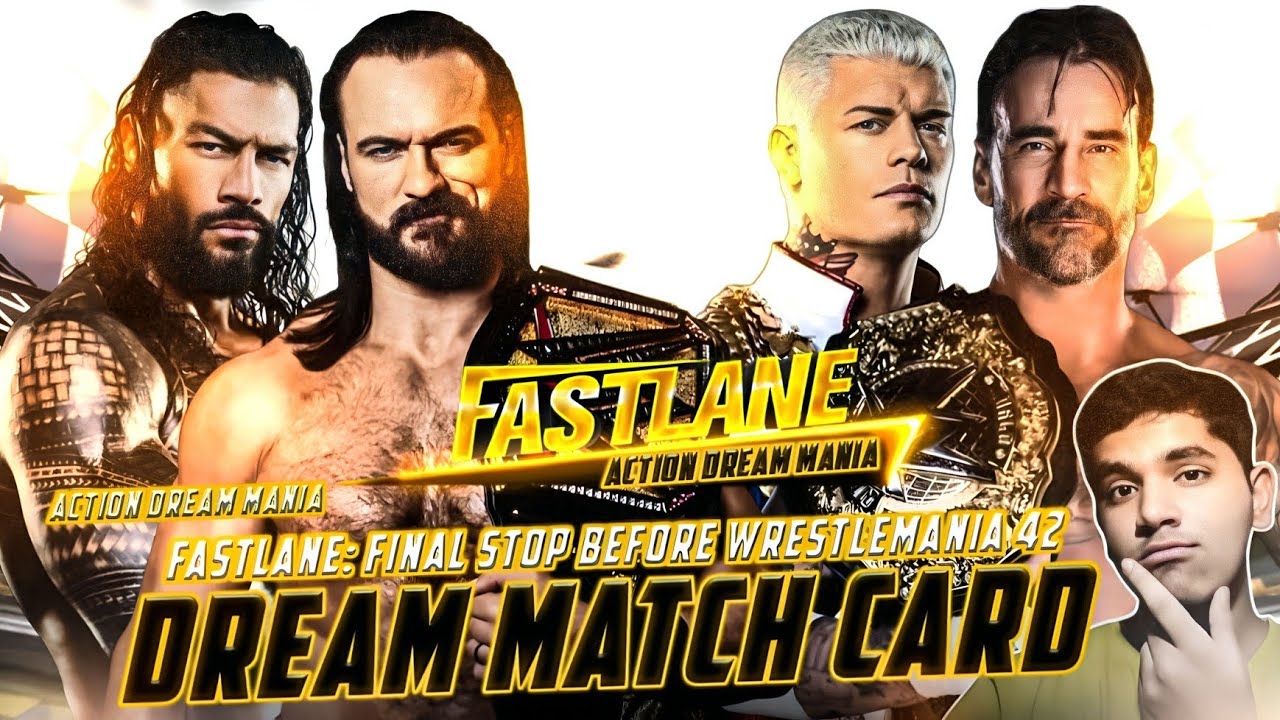 Карта матчей мечты WWE Fastlane 2026 | Моя карта мечты в фэнтези-букинге RTWM 42 | Action Dream M...