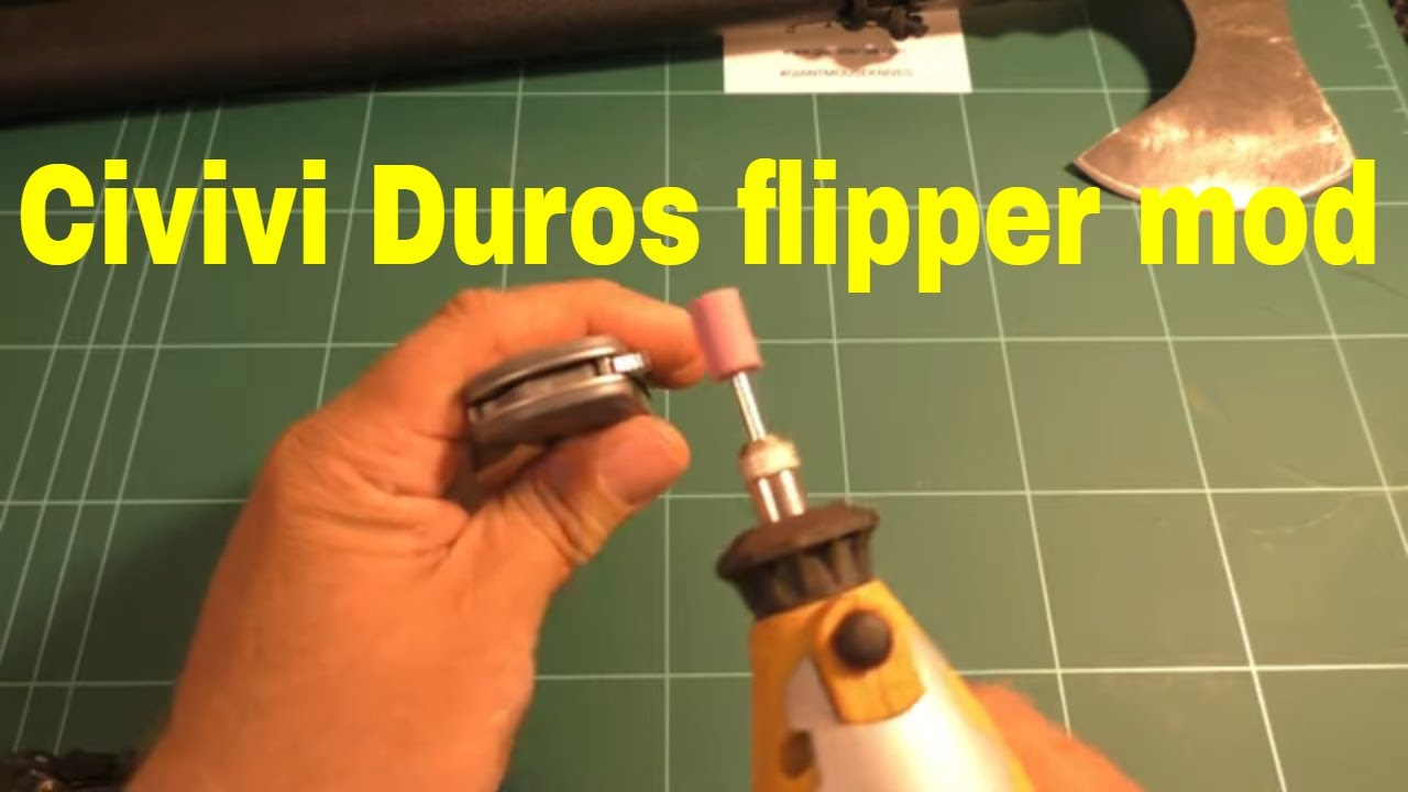 Making the Civivi Durus even better - (flipper grind)