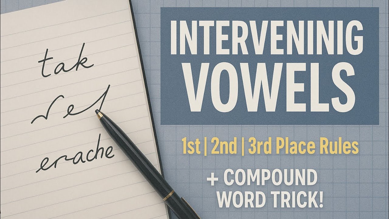 &ldquo;Pitman Shorthand: Intervening Vowels & Compound Word Rules Explained!&rdquo; Part 1