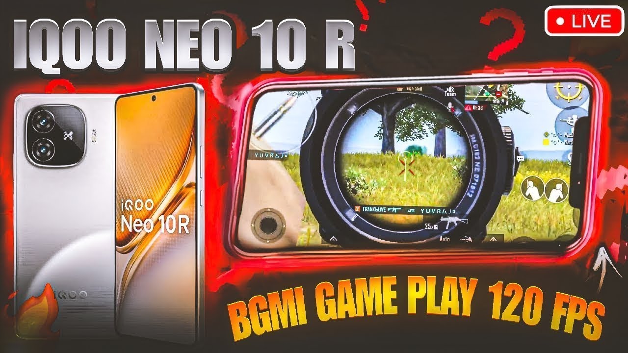 🔴 LIVE LET'S TEST IQOO NEO 10R 120FPS Update V4.2| LSxNoxx Is LIVE 18 HOURS GRIND LIVE