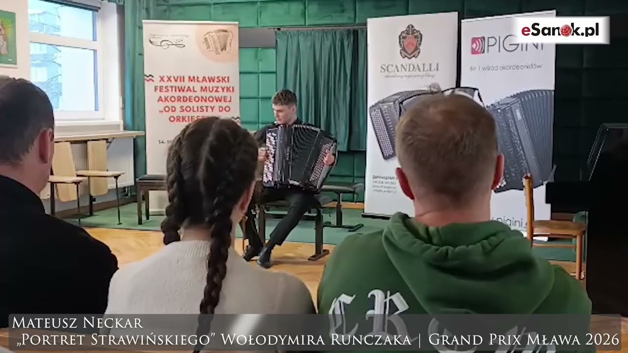 Mateusz Neckar z kolejnym Grand Prix! Sanocki akordeonista znów zachwyca na ogólnopolskim konkursie