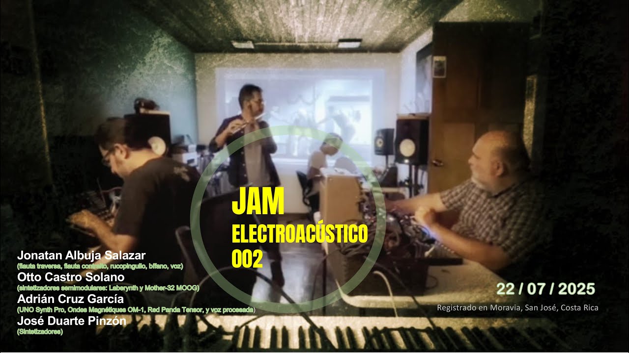 JAM ELECTROACÚSTICO 002 / martes 22 de julio, 2025