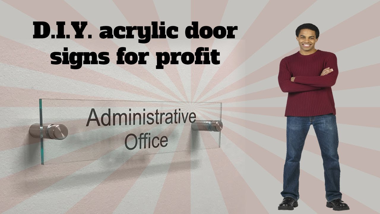 How to make custom door name plates with vinyl
