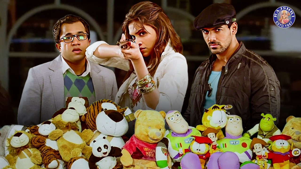 निशाना लगाकर दीपिका ने खुद टेडी बियर जीता | Teddy Day Special Scene | John Abraham | Desi Boyz