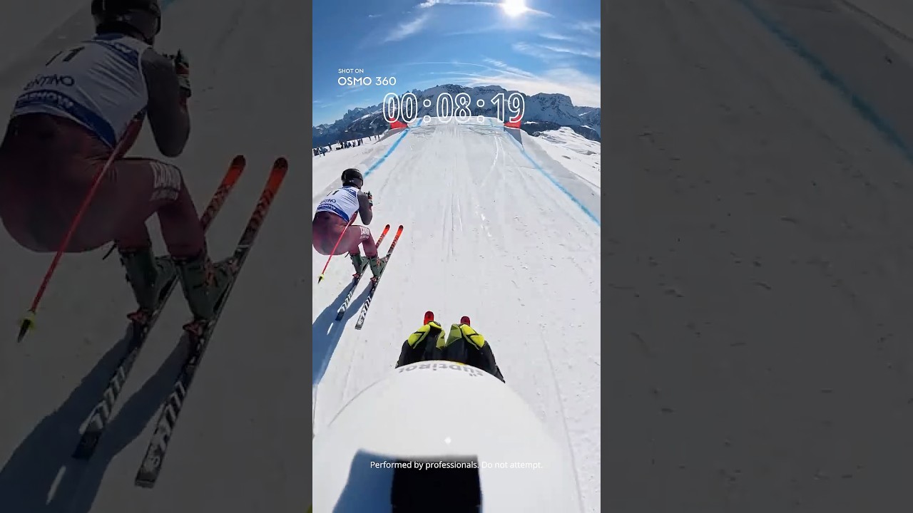 Osmo 360 Ski Cross Time Trial POV | Place Your Bets ⏱️⛷️