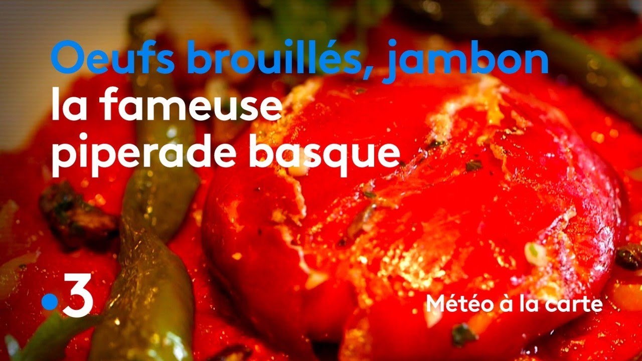 Recette : œufs piperade - Météo à la carte