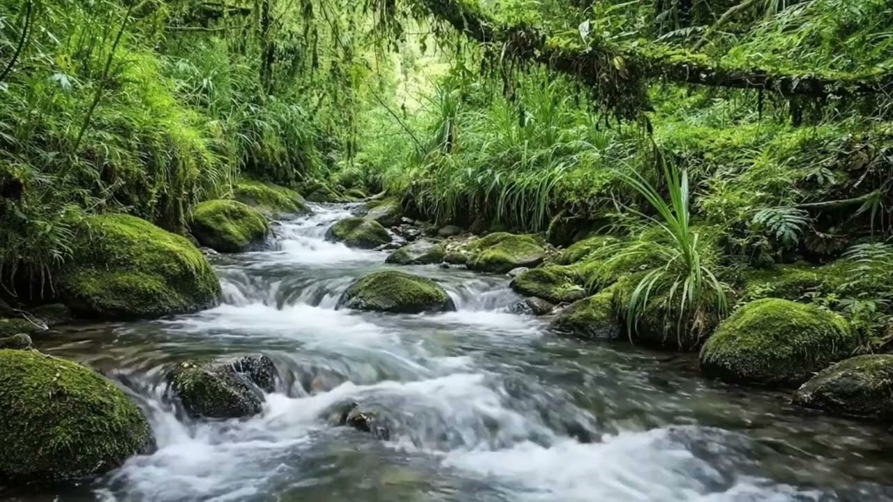 Pure Nature River Sounds for Meditation and Relaxing Moments 4K