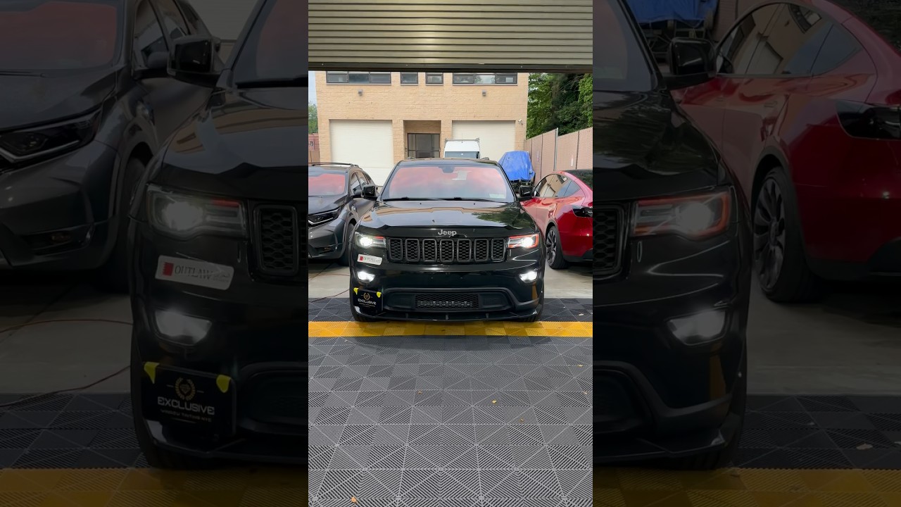 Red Window Tint (Chameleon Sunset Window Film) Jeep Grand Cherokee