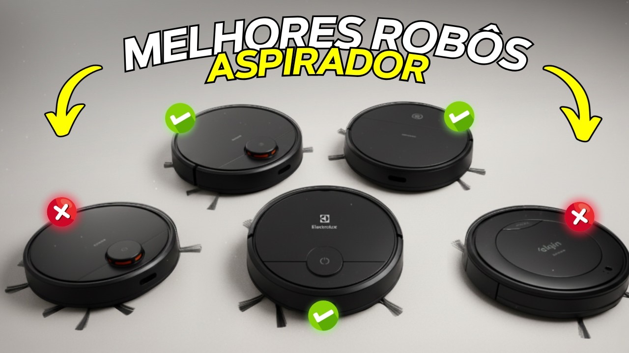 MELHORES ROBÔ ASPIRADOR para COMPRAR em 2025 (GUIA COMPLETO!)