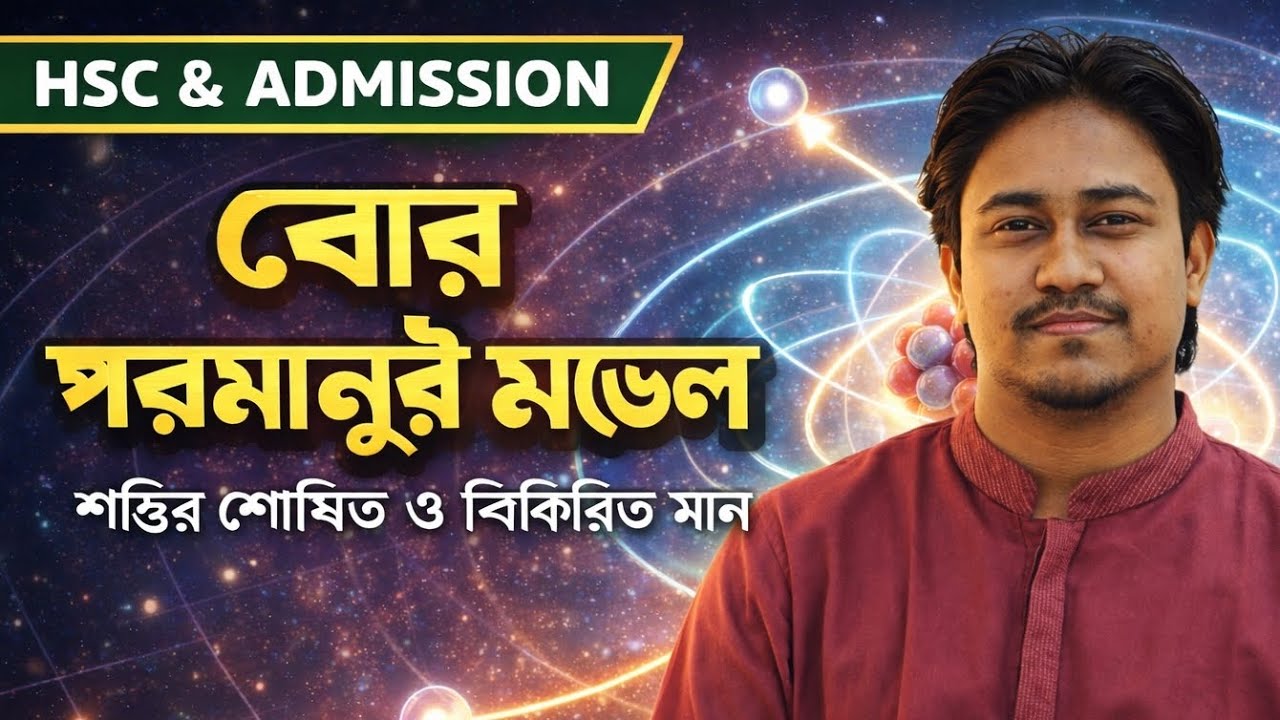 গুণগত রাসয়ন┇EP-06┇HSC Chemisitry ┇ রসে ভরা রসায়ন ┇ বোর পরমাণুর মডেল ┇JIBAN SIR SPECIAL CLASS