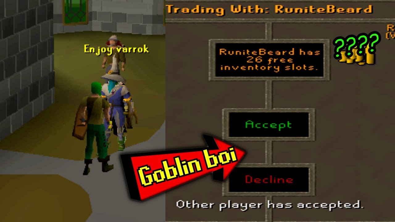 Pretending To Be A New Mobile Player In World 1 (Made Bank) OSRS