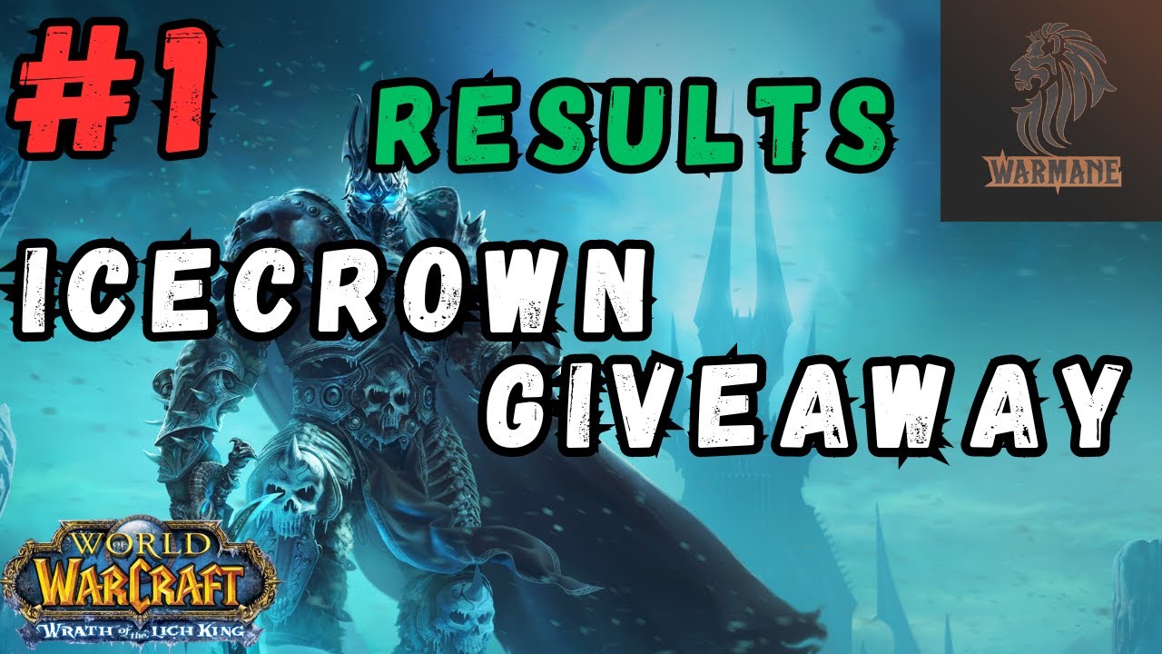 IngameTips Giveaway (1) Results - The winner is... #warmane #wotlk #worldofwarcraft