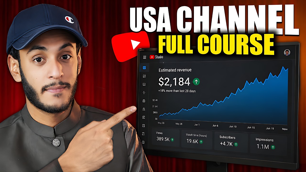 How to Create a USA-Based YouTube Channel (Step-by-Step Strategy)