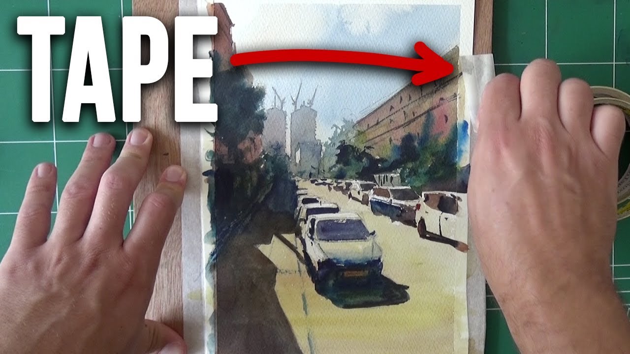 Masking Tape for Watercolor Painting