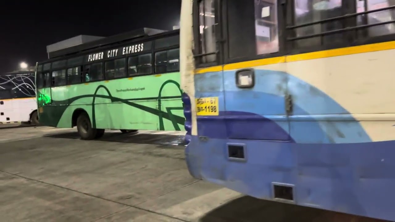 Tirunelveli New Bus Stand at Night | January 2024