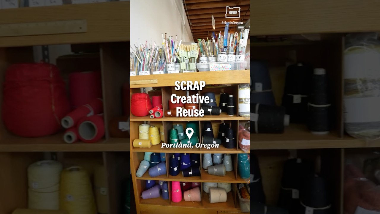 Portland's SCRAP Creative Reuse is a thrift store for art supplies