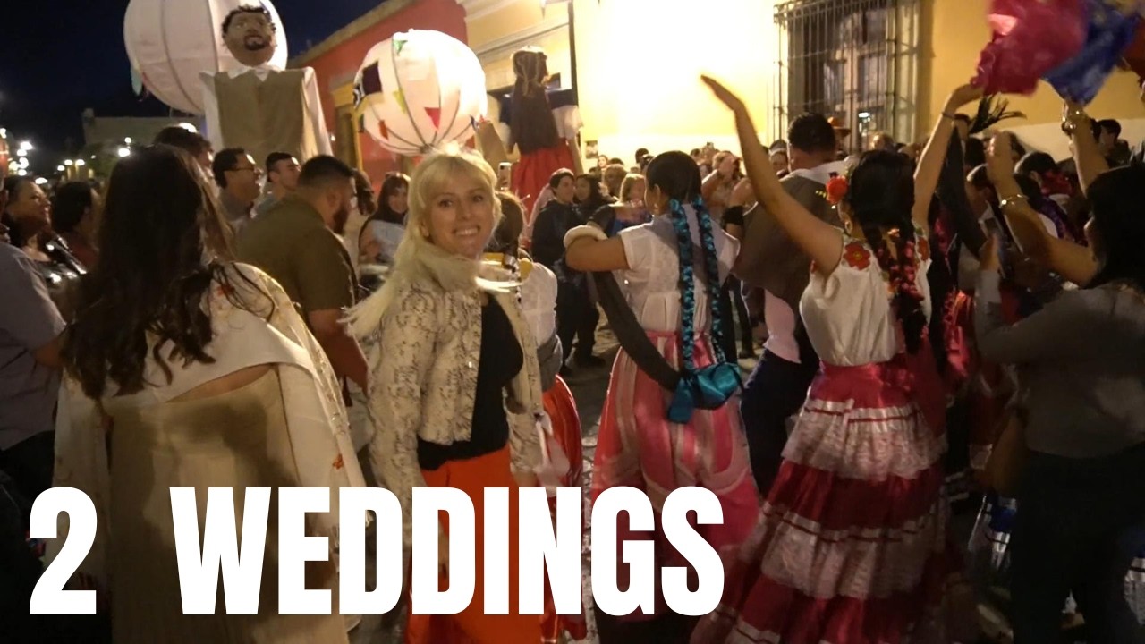 We Accidentally Walked Into TWO Mexican Weddings in Oaxaca!