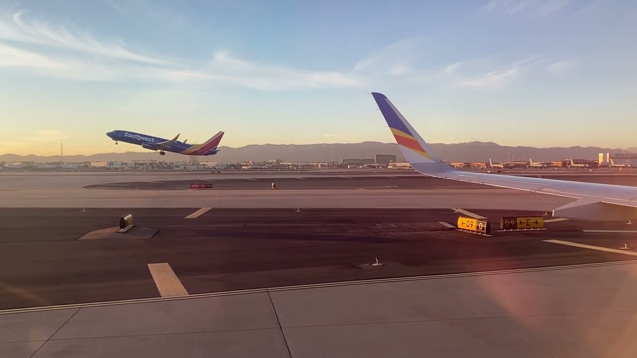 Allegiant Airlines PHX Landing