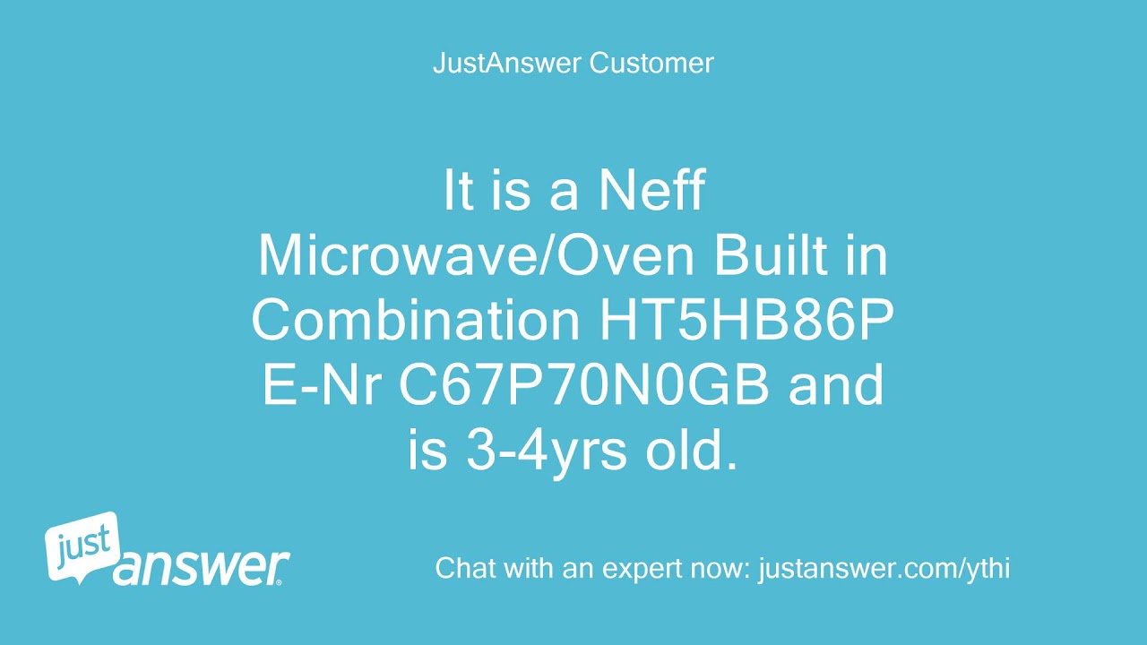 Following a power cut my NEFF Microwave/oven is showing E300