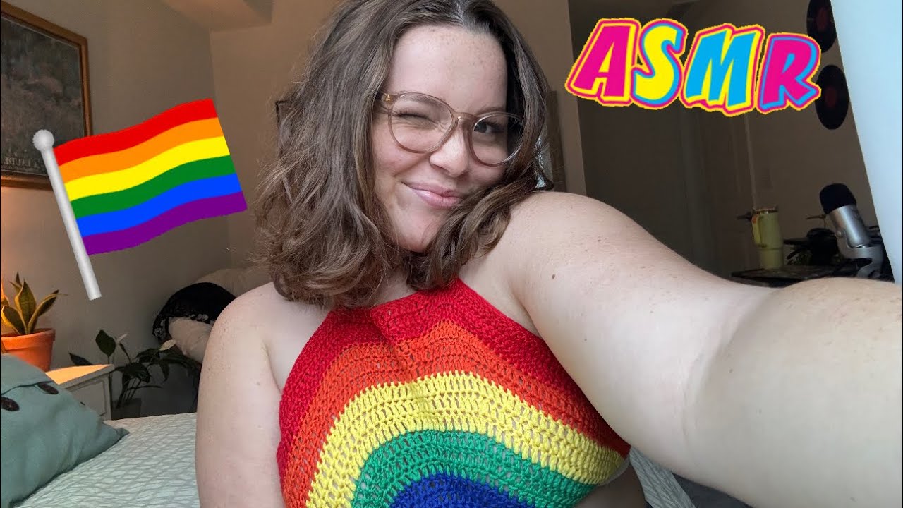 LGBTQ+ ASMR + ASL! 🏳️‍🌈 HAPPY PRIDE MONTH 🌈🤍