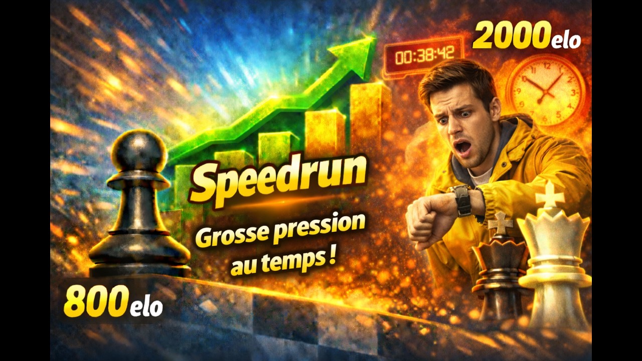 Je PERDS la partie au TEMPS ?! Speedrun partie 32 (1053 elo)