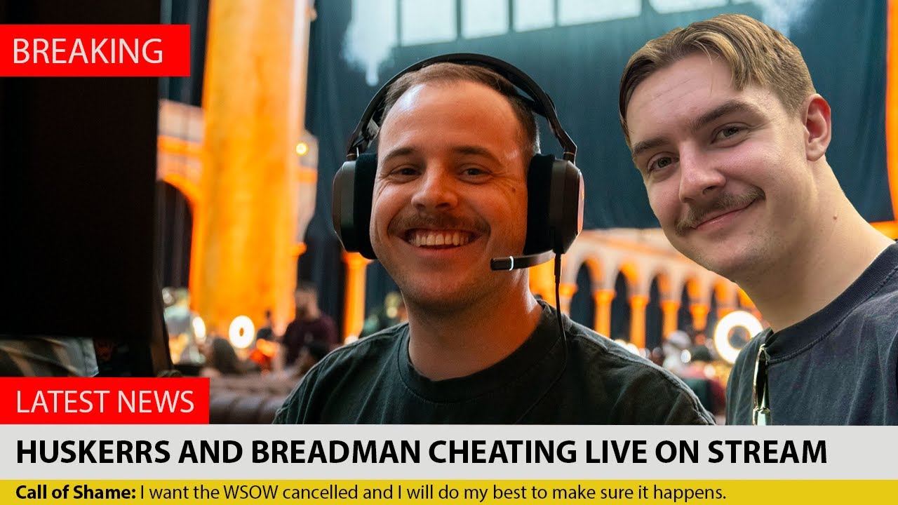 BBREADMAN AND HUSKERRS CAUGHT CHEATING LIVE ON STREAM!