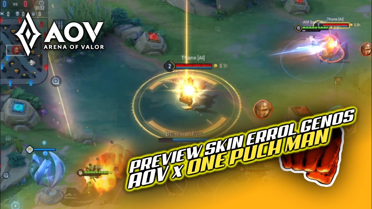 PREVIEW NEW SKIN ERROL GENOS - AOV x ONE PUNCH MAN