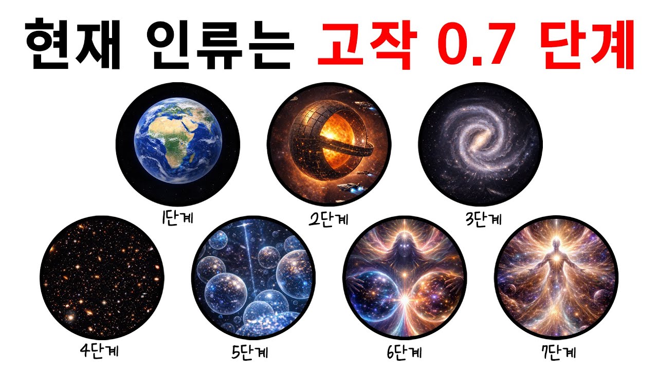 인류는 1단계도 달성하지 못했다. | 우주 문명 레벨 카르다쇼프