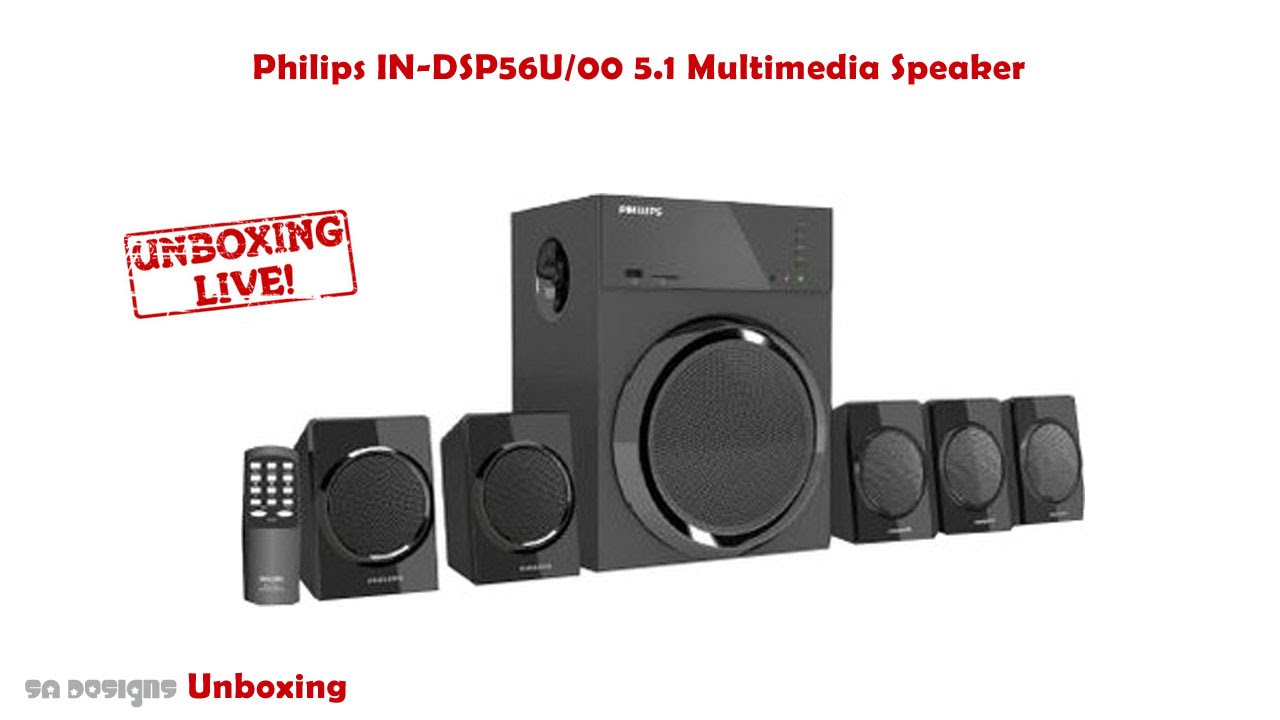 Philips IN-DSP56U/00 5.1 Multimedia Speaker