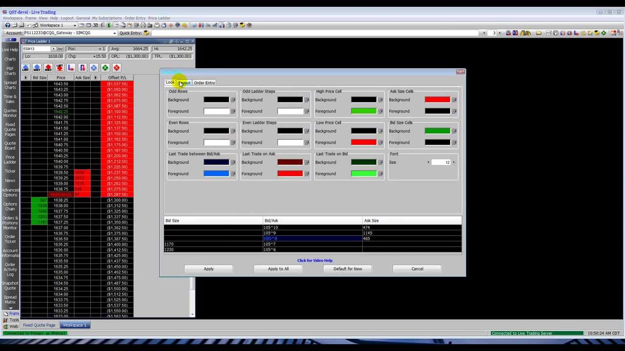 QST Professional Tutorial: Order Entry