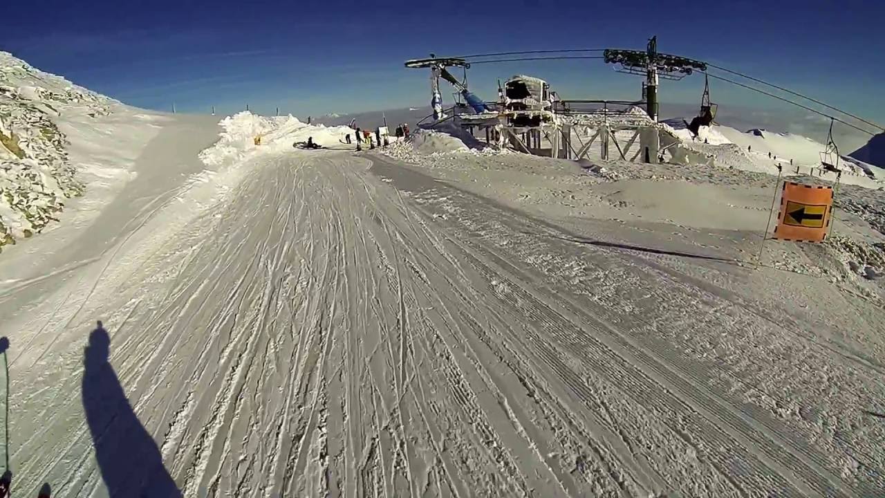 Snowboard  Alto Campoo   bajada tresmares-chivo con nieve polvo¡¡¡