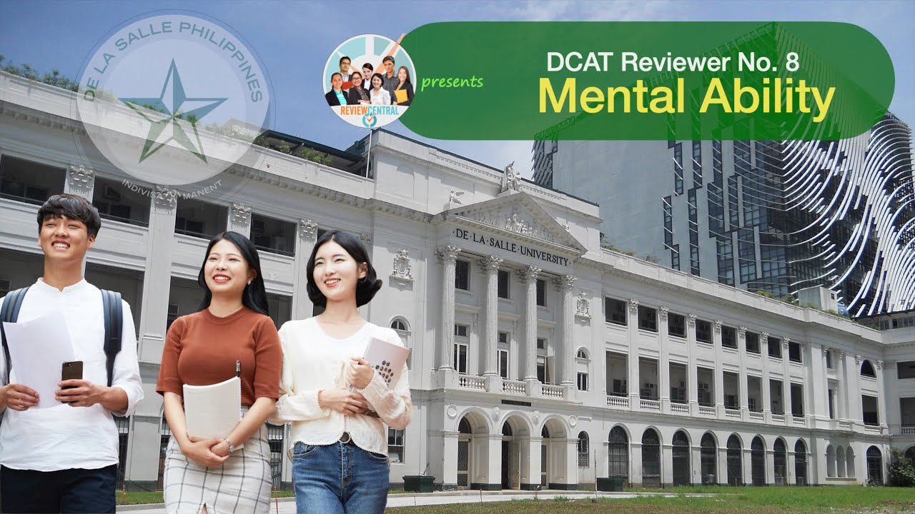 DCAT Reviewer No. 8: Mental Ability | #reviewcentral #dcat #dlsu  #freereviewer #animolasalle