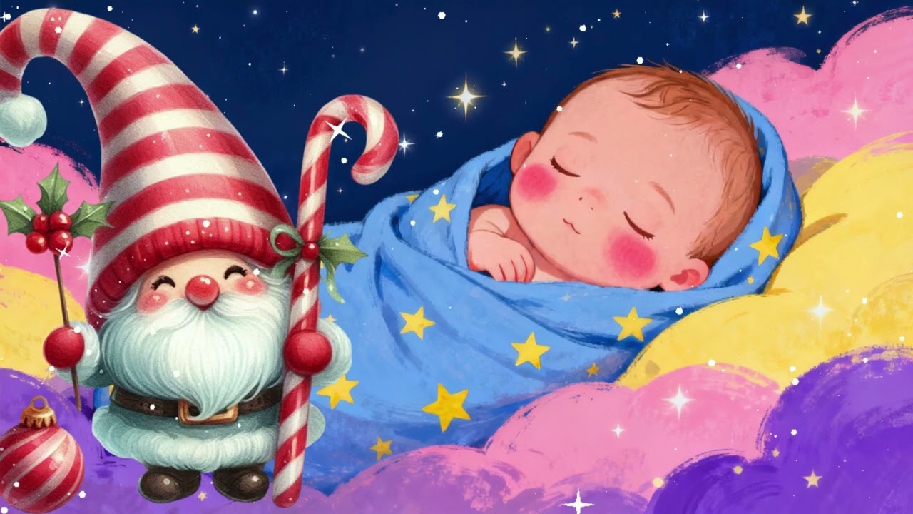 🎵 Baby Sleep Music 🌛 Peaceful Bedtime Lullabies | Deep Sleep in Minutes#christmas #babymusic #santa